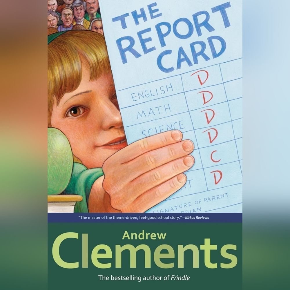 🩵NWOT The Report Card By Andrew Clements Paperback Book